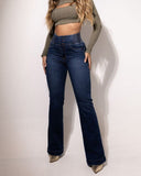 High-Waisted Bootcut Jeans for Flattering Fit