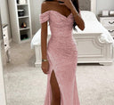 Sequined Women's Evening Dress for Glamorous Occasions