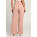 Chic Women's Blouse & High-Waisted Trousers Set