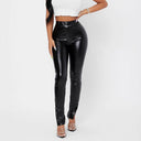 High-Gloss Women's Leggings for Flattering Silhouette