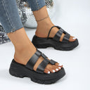 Women's Comfortable Strap Sandals with Fashionable Profile and Non-Slip Sole by Heidi-Mode