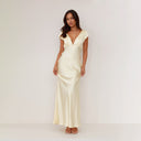 Chic V-Neck Ladies Long Evening Dress for Stunning Occasions