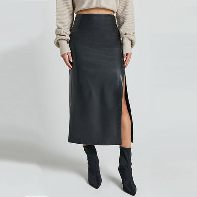 Chic Women's Pencil Skirt with Stylish Slit