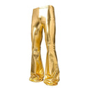 Shiny Bootcut Pants for Women in Stretch Fabric