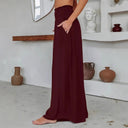 Stylish Women's Palazzo Pants with Elastic Waist