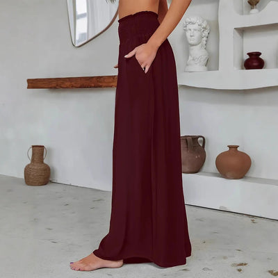 Stylish Women's Palazzo Pants with Elastic Waist