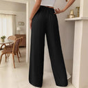 Chic High-Waisted Women’s Trousers