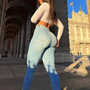Trendy Women's High-Waisted Jeggings - Urban Chic