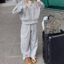 Chic Ruffle Detail Lounge Pants for Women