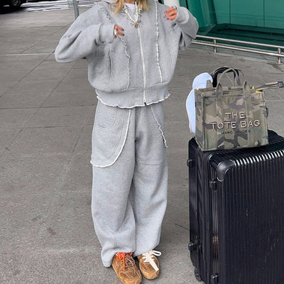 Chic Ruffle Detail Lounge Pants for Women