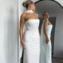 Chic Evening Dress with Stylish Cape