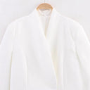 Chic Asymmetrical Blazer Jacket for Women