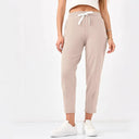 Stylish Slim-Fit Jogging Pants with Drawstring