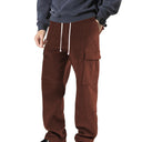 Stylish Women's Cargo Pants with Adjustable Waist and Side Pockets