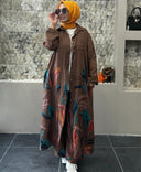 Floral Print Long Blouse for Women