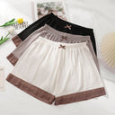 Chic Women's Lace Trim Shorts Fashion