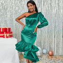 Chic Sleeveless Ruffle Wrap Dress for Women