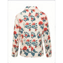 Floral Patterned Ladies Blazer with Chic Cut