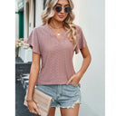Women's Lace Pattern Airy Blouse Shirt