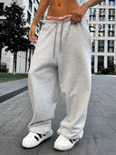 Women's Relaxed Fit Leisure Pants with Elastic Waistband