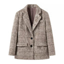 Chic Women's Blazer Jacket in Quality Fabric with Unique Design