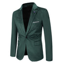Chic Velvet Blazer for Women - Slim Fit