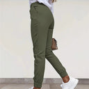 Chic Women's Chino Pants with Stretchy Waist
