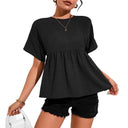 Chic Women's Blouse with Slit Sleeves