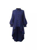Chic Asymmetrical Long Sleeve Blouse for Women