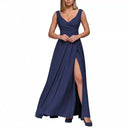 Women's Chic Maxi Dress with Wrap Design