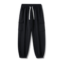Women's Cargo Pants with Deep Pockets & Elastic Waist