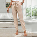 Chic Women's Relaxed Fit Pants with Stylish Waist Belt