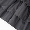 Chic Women's Long Sleeve Ruffled Hem Dress