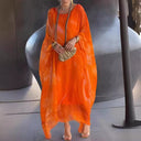 Stunning Women's Kaftan Dress with Vibrant Print