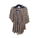 Bohemian Ruffled Sleeve Dress with Elastic Waist