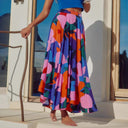 Women's Long Graphic Design Skirt