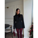 Chic Oversized Blazer Jacket with Stylish Lapels