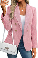 Chic Double-Breasted Blazer for Fashion Enthusiasts