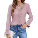 Floral V-Neck Blouse for Women
