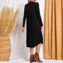 Chic Maxi Dress with High Hem for Women