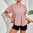 Chic Women's Blouse with Slit Sleeves
