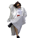 Striped Oversized Shirt Dress for Women