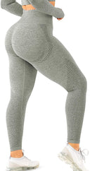 High-Quality Women's Fitness Leggings with Textured Design