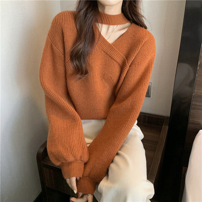 Paisley V-Neck Knit Sweater for Every Occasion
