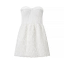 Ruffled Women's Cocktail Dress in Chic Design