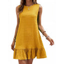 Women's Ruffle Design Casual Dress