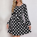 Chic Women's Polka-Dot Dress for Every Occasion
