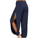 Chic Harem Pants with Side Slits