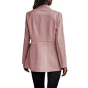 Chic Honeycomb Textured Women's Blazer