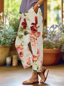 Floral Design Women’s Leisure Pants